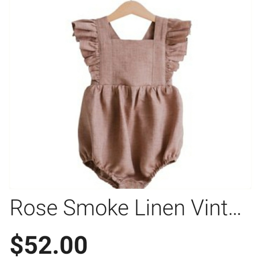 Vintage romper handmade boutique